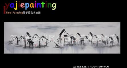【厂家直销】手绘油画 抽象油画 装饰油画图片_高清图_细节图-深圳市龙岗区布吉沙湾雅捷画廊 -