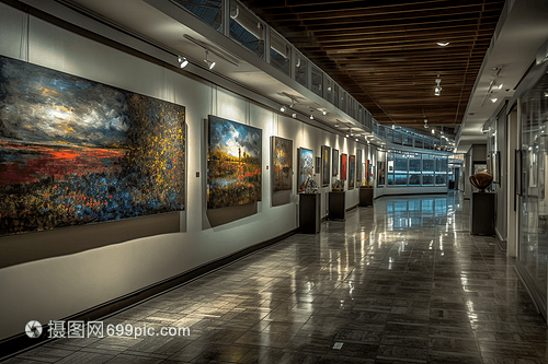美术馆摄影图 在画廊中的艺术之旅